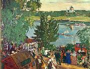 Boris Kustodiev, Promenade Along Volga River